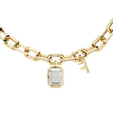 Ferragamo - Charm Quartz Black Dial Gold 16 x 21mm - SFTQ00225 - 790003