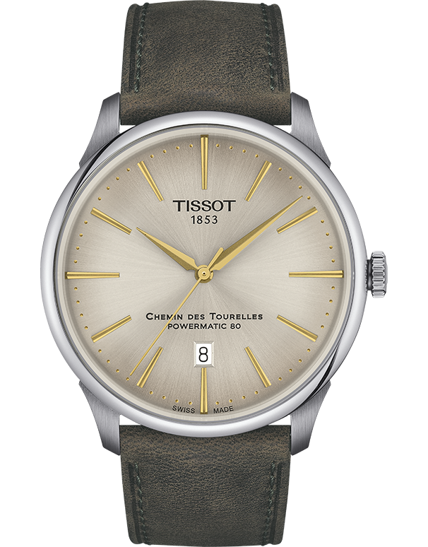Tissot Chemin des Tourelles Powermatic 80 42mm Watch - T139.407.16.261.00 - 787587