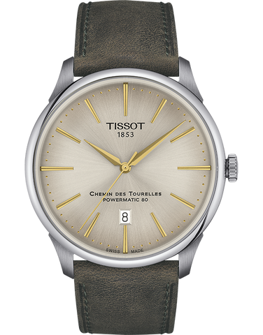 Tissot Chemin des Tourelles Powermatic 80 42mm Watch - T139.407.16.261.00 - 787587