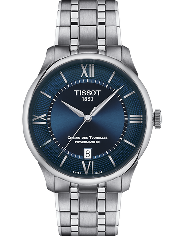 Tissot Chemin des Tourelles Powermatic 80 39mm Watch - T139.807.11.048.00 - 787588