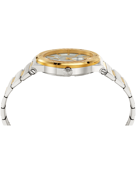 Versace Greca Logo Mini Ladies' Gold-Tone Bracelet Watch