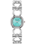 Ferragamo - Double Gancini Quartz Light Blue Dial Steel 25mm - SFZA00825 - 789999
