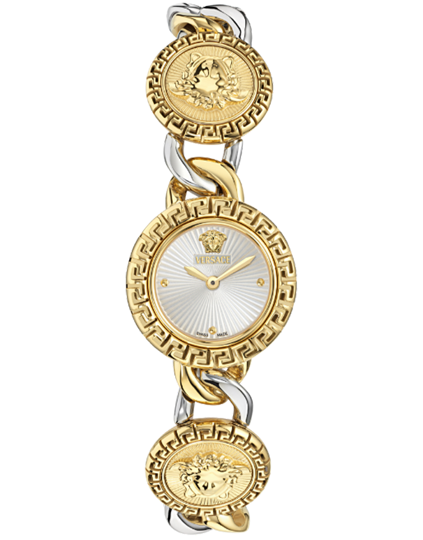 Versace - La Greca Stud Icon Qtz Two Tone - VE0Q00325 - 790203