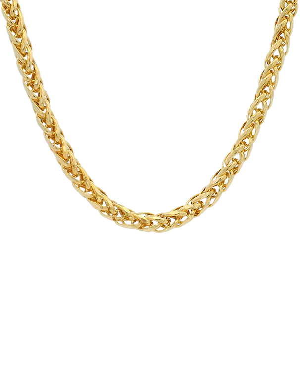 Gold Chain-10ct Yellow Gold 50cm Foxtail Chain-785501
