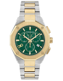 Ferragamo - Versilia Chrono Quartz Green Dial 2T Steel 42mm - SFT600325 - 790024
