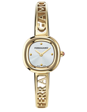 Ferragamo - Iconic Bangle Quartz Silver Dial Gold 23mm - SFAB00324 - 790009