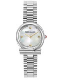 Ferragamo - Gancini Twist Quartz Mop Dial Steel 28mm - SFVB01125 - 790005