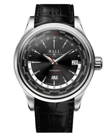Ball - Company Trainmaster Worldtime Men's Watch - GM2020D-LL1CJ-BK - 762137