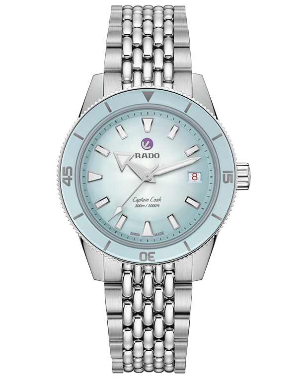 Rado - Captain Cook Auto Light Blue Dial Steel 39mm - R32223203 - 790072