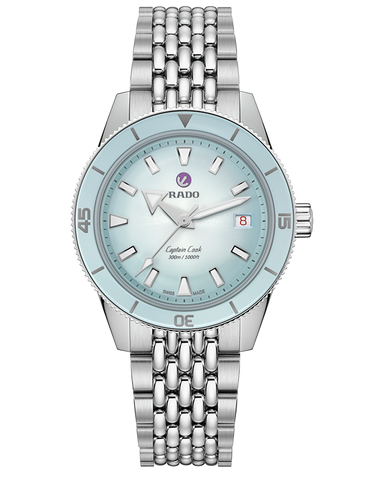 Rado - Captain Cook Auto Light Blue Dial Steel 39mm - R32223203 - 790072