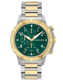 Ferragamo - Sport Chrono Quartz Green Dial 2T Steel 44mm - SFRT00625 - 790027