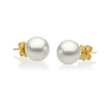 Pearl Earrings -   9ct South Sea Pearl Studs on Yellow Gold - 763886