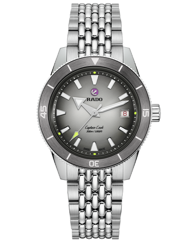 Rado - Captain Cook Auto Grey Dial Steel 39mm - R32222108 - 790071
