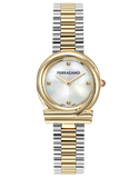 Ferragamo - Gancini Twist Quartz Mop Dial 2T Steel 28mm - SFVB01225 - 790006