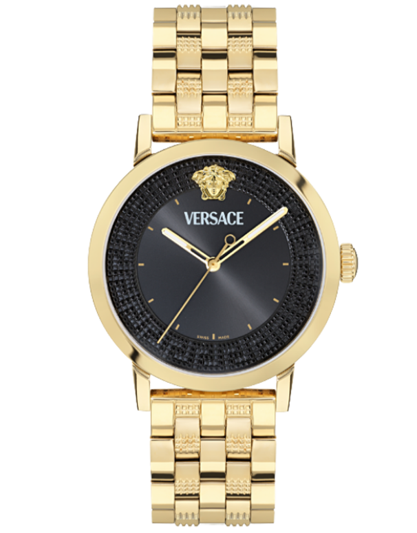 Versace - Albireo Qtz Black Dial Gold - VE0T00525 - 790204