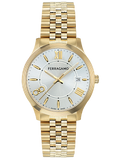 Ferragamo - Duo Quartz Silver Dial Gold 40mm - SFTB00524 - 790020