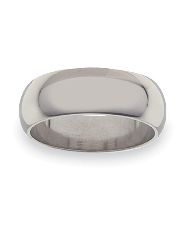 Titanium Men's Wedding Band - 130891