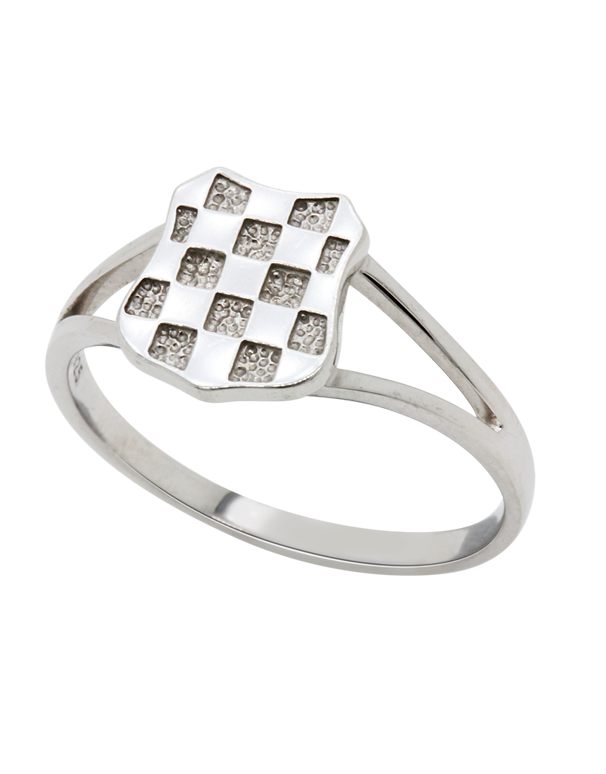 Gold Ring - 9ct White Gold Croatian Ring - 749473