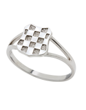 Gold Ring - 9ct White Gold Croatian Ring - 749473