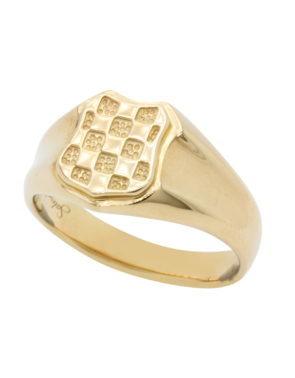 Gold Ring - 9ct Yellow Gold Croatian Ring - 741120