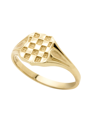 Gold Ring - 9ct Yellow Gold Croatian Ring - 742147
