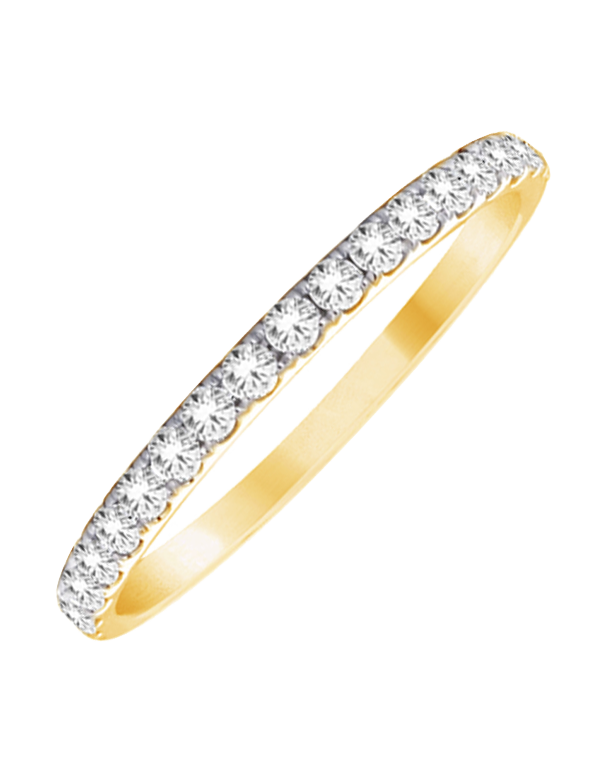 Yellow Gold Ring - 18ct Yellow Gold Diamond Ring - 755505 - Salera's