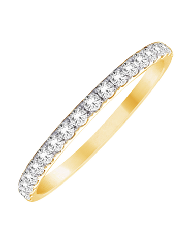 Yellow Gold Ring - 18ct Yellow Gold Diamond Ring - 755505