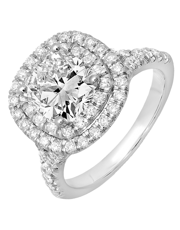 Diamond Ring - White Gold Diamond Ring - 758114 - Salera's