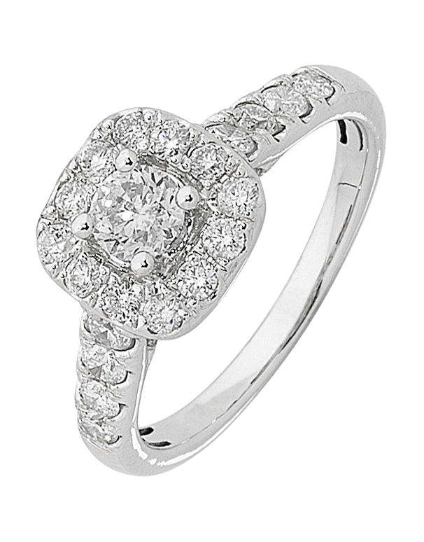 Diamond Ring - White Gold Diamond Ring - 759816 - Salera's