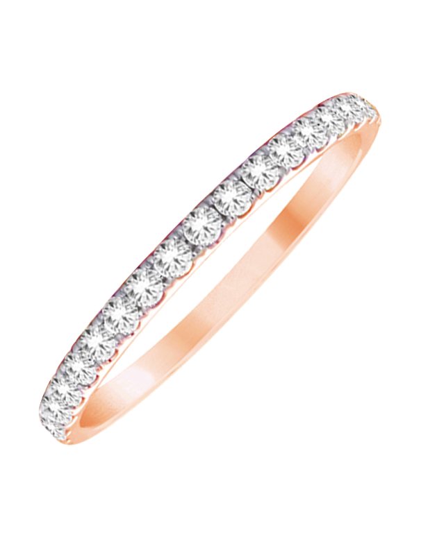 Rose Gold Ring - 18ct Rose Gold Diamond Ring - 760272 - Salera's