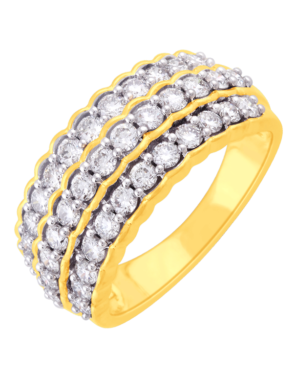 Diamond Ring - 14ct Yellow Gold Diamond Ring - 761379