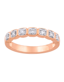 Diamond Ring - 14ct Rose Gold Diamond Ring - 761382