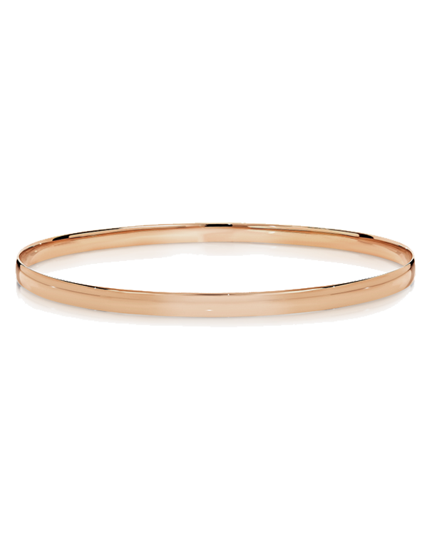 Gold Bangle - 10ct Rose Gold Bangle - 784305