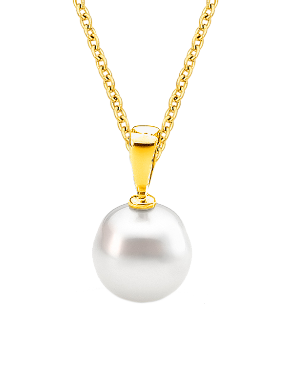 Pearl Pendant - Yellow Gold South Sea Pearl Pendant - 763889 - Salera's