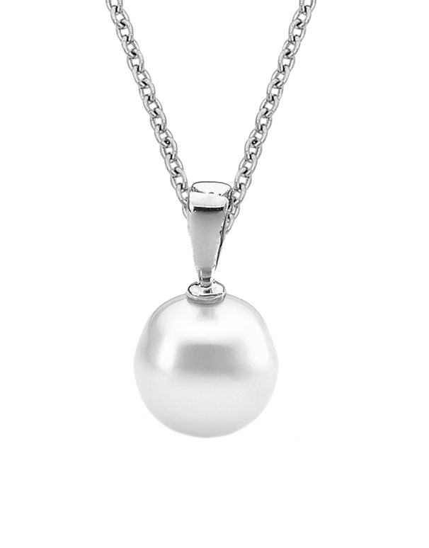 Pearl Pendant - White Gold South Sea Pearl Pendant - 763890 - Salera's