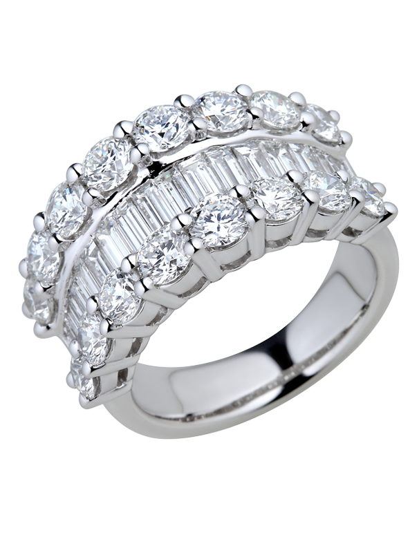 Diamond Ring - White Gold Diamond Dress Ring - 770385 - Salera's