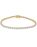 Diamond Bracelet- 14ct Yellow Gold Diamond Tennis Bracelet with 2.00ct TW of Diamonds - 770620