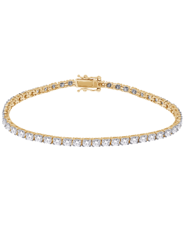 14ct Yellow Gold Diamond Tennis Bracelet with 2.00ct TW of Diamonds
