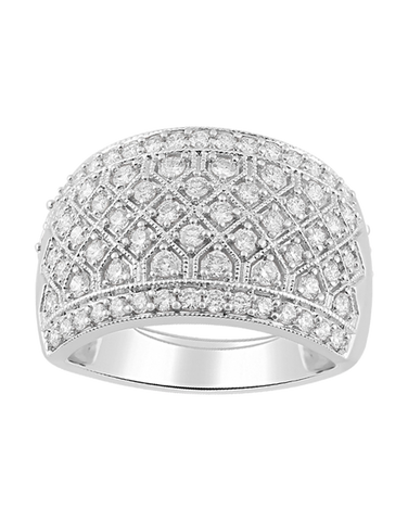 Diamond Ring - 14ct White Gold Diamond Ring - 770715