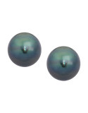 Pearl Earrings - White Gold Tahitian Pearl Earrings - 771549 - Salera's