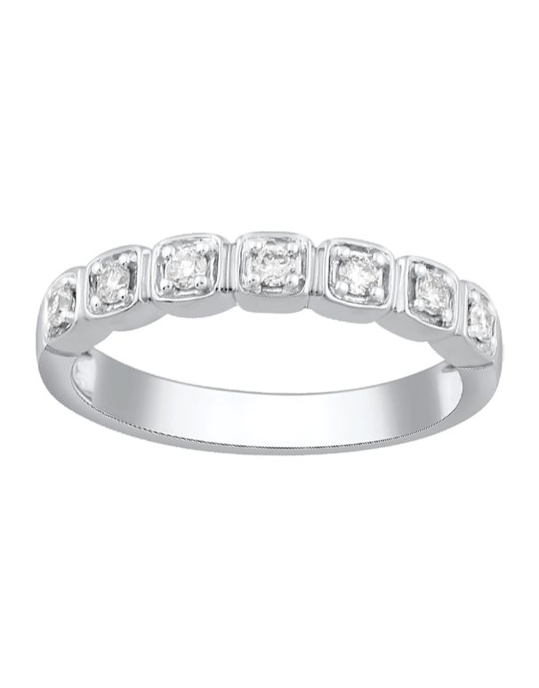 Diamond Ring - 14ct White Gold Diamond Ring - 780062
