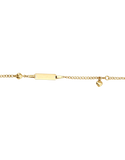 Gold Bracelet - 10ct Yellow Gold ID Charm Bracelet - 781357