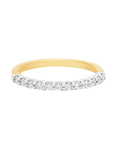 18ct Yellow Gold Diamond Set Wedding Band - 783462