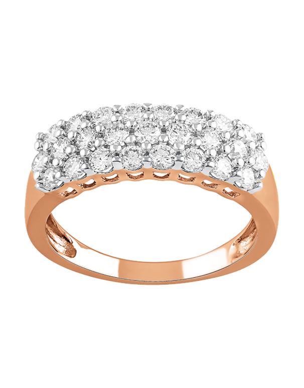 14ct Rose Gold Diamond Ring - 783548