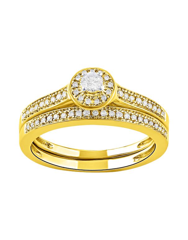 14ct Yellow Gold Diamond Ring - 783729