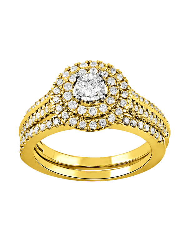 14ct Yellow Gold Diamond Ring - 783735