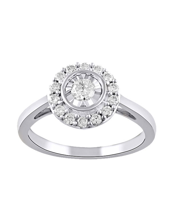 14ct White Gold Diamond Ring - 783736