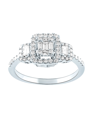 14ct White Gold Diamond Ring - 783738