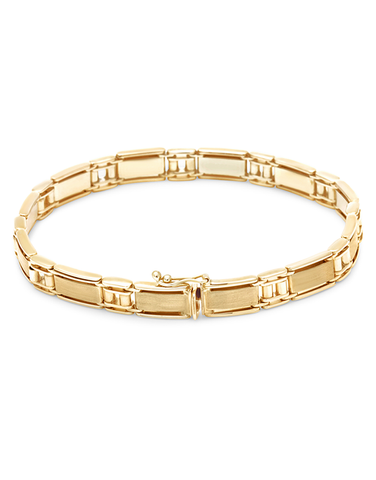 Gold Bracelet - 9ct Yellow Gold Men's Bracelet - 783915