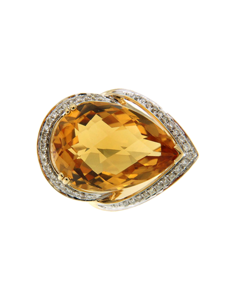 813 Citrine Ring